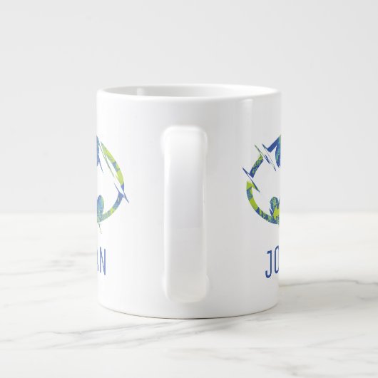 Grande Tasse Symbole Batman Électrique (Dos)