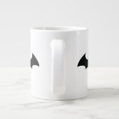 Grande Tasse Symbole Batman | Logo Simple Bat Silhouette (Dos)