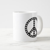 Grande Tasse Symbole de la paix de Daisy (Devant droit)