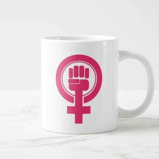 Grande Tasse Symbole de résistance des femmes (Droite)