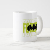 Grande Tasse Symbole de typographie de Batman (Devant droit)