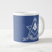 Grande Tasse Symbole franc-maçonnerie (Devant droit)