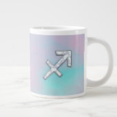 Grande Tasse Symbole Sagittaire Zodiaque Mère de style perle (Droite)