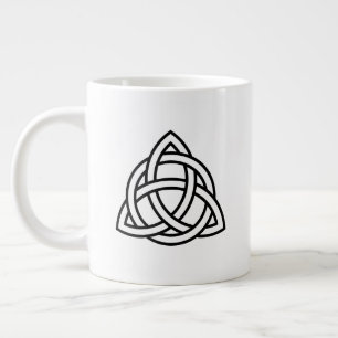 Grande Tasse Symbole triquetra de noeud de trinité celtique