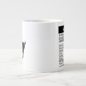 Grande Tasse Symbole Zodiaque Aries avec la valeur nutritive, (Devant)