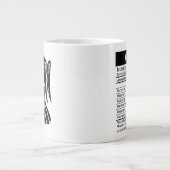 Grande Tasse Symbole Zodiaque Virgo avec la valeur nutritive, (Devant)