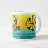 Grande Tasse Symboles viking (Devant droit)