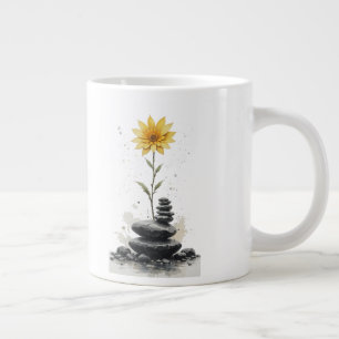 Grande Tasse Symphonie Pétales et Pierres