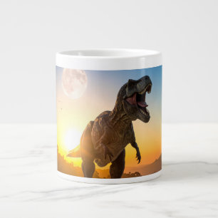 Grande Tasse T-Rex Sweatshirt à capuche – Dinosaure Rugissant