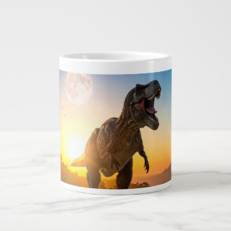 Grande Tasse T-Rex Sweatshirt à capuche – Dinosaure Rugissant