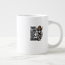 T-shirt drôle "Ce lama ne veut pas de votre drame"