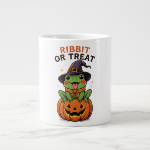 Grande Tasse T-shirt drôle de grenouille d'Halloween Coasser ou