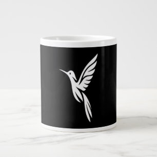 Grande Tasse T-shirt minimaliste pour observateur de colibris s