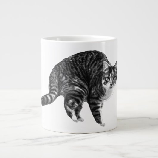 Grande Tasse Tabby Glow par Winter Window (Devant)