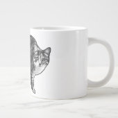 Grande Tasse Tabby Under Snowlight Glow (Droite)