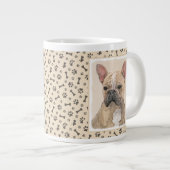 Grande Tasse Tableau Français Bulldog (Sable) - Joli Original D (Devant droit)