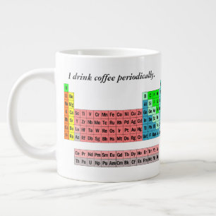 Grande Tasse Tableau périodique (style simple)