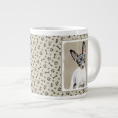 Grande Tasse Tableau Rat Terrier - Cute Original Chien Art (Devant droit)