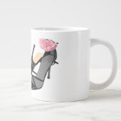 Grande Tasse Talons noirs & talons de mariée – Féminin classe (Droite)