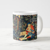Grande Tasse Tapisserie de la Renaissance médiévale Bergers et (Devant droit)