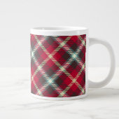 Grande Tasse Tartan Motif Noël Plaid 20oz Café (Droite)