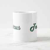 Grande Tasse Taurus en pierre émeraude (Devant)