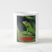 Grande Tasse Taza con la foto de una iguana (Devant)