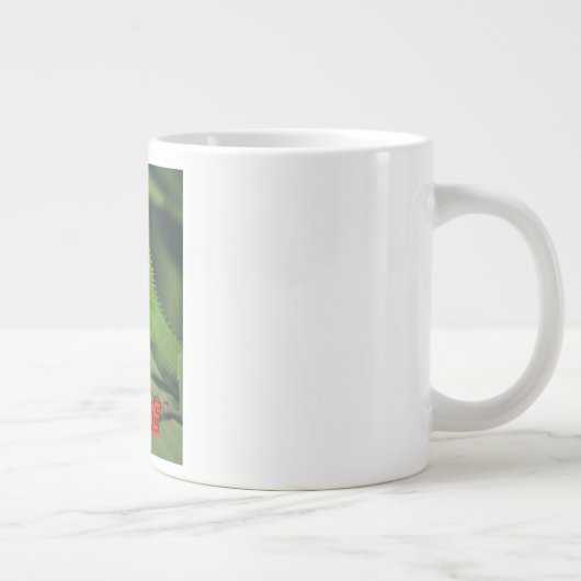 Grande Tasse Taza con la foto de una iguana (Droite)