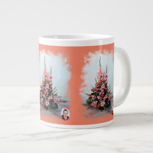 Grande Tasse Taza De Café Gigante Bodegón de flores