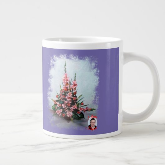 Grande Tasse Taza De Café Gigante Bodegón de flores (Droite)