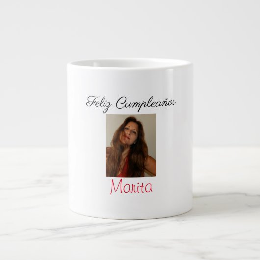 Grande Tasse Taza, Gigante personalizada  (Devant)