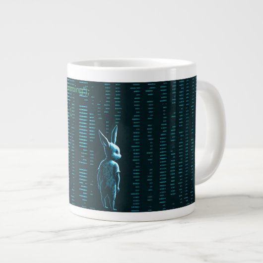 Grande Tasse Taza matrix hacker computers  programmer 3 (Devant droit)
