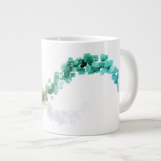 Grande Tasse Technologie Big Data Visualization Analytics (Devant droit)