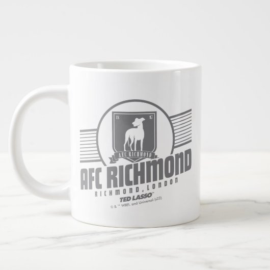 Grande Tasse Ted Lasso | AFC Richmond Graphisme de la bande d'a (Gauche)