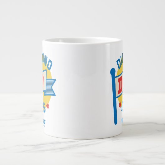 Grande Tasse Ted Lasso | Diamond Chiens Pennant Graphisme (Devant)