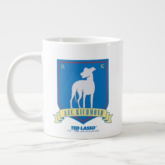 Grande Tasse Ted Lasso | Logo de l'équipe AFC Richmond (Gauche)