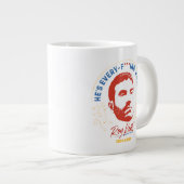 Grande Tasse Ted Lasso | Roy Kent He's Every — Where (Devant droit)