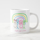 Grande Tasse Télécharger des enfants Dessiner Transformer des e (Droite)