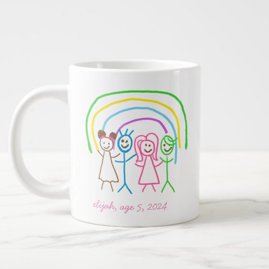 Grande Tasse Télécharger des enfants Dessiner Transformer des e (Gauche)