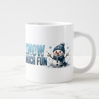 Grande Tasse ☃️ Tellement de neige amusant Citation drôle de No