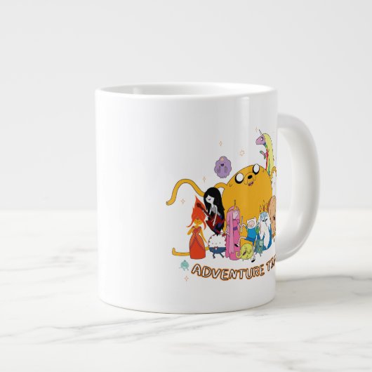 Grande Tasse Temps d'aventure | Graphique de grand groupe Jake (Devant droit)