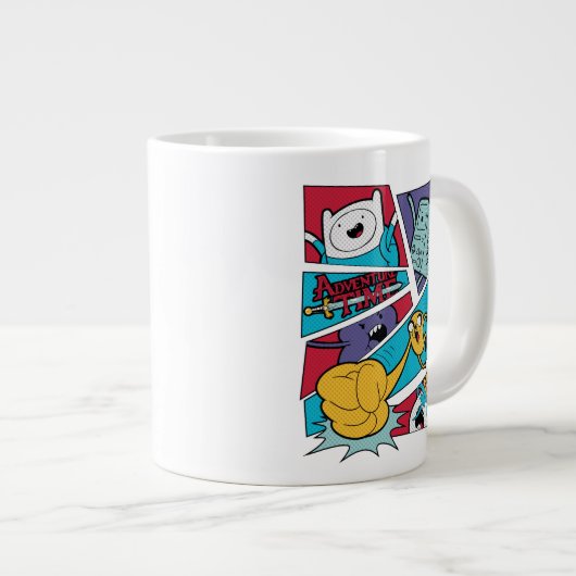 Grande Tasse Temps d'aventure | Graphique du panneau d'action (Devant droit)