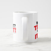 Grande Tasse Temps de déplacement (Dos)