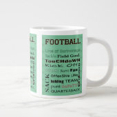 Grande Tasse Terminologie FOOTBALL (Droite)