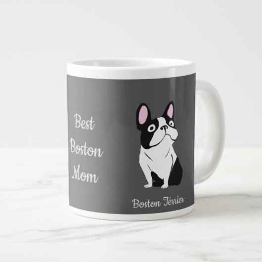 Grande Tasse terrier de Boston (Devant droit)