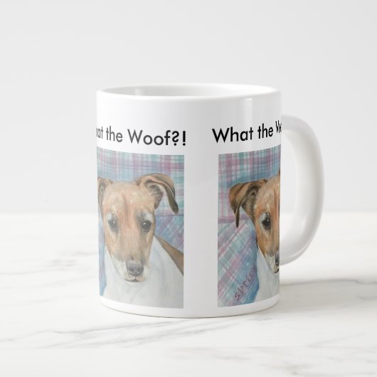 Grande Tasse Terrier Jack Russell (Devant droit)