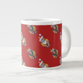 Grande Tasse Têtes et Tails Ginger Chat Motif de Noël (Devant droit)