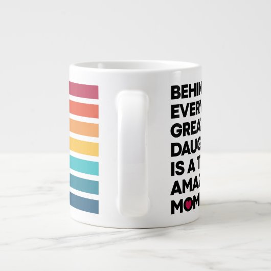 Grande Tasse Texte d'expression de conception mignonne pour la (Dos)