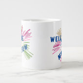 Grande Tasse Textes sur Fireworks (Devant)