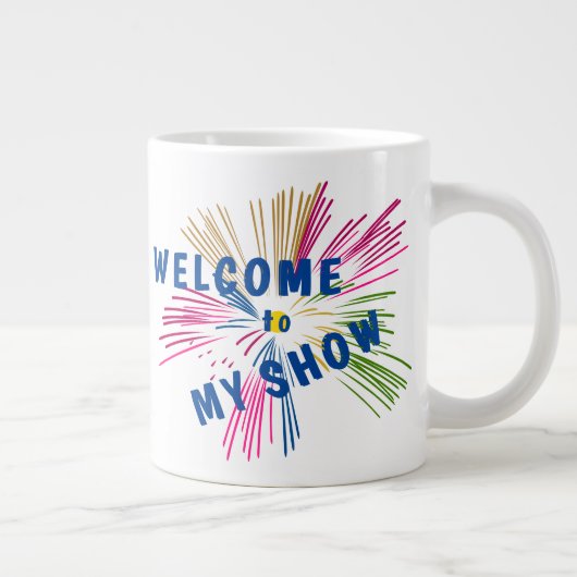 Grande Tasse Textes sur Fireworks (Droite)